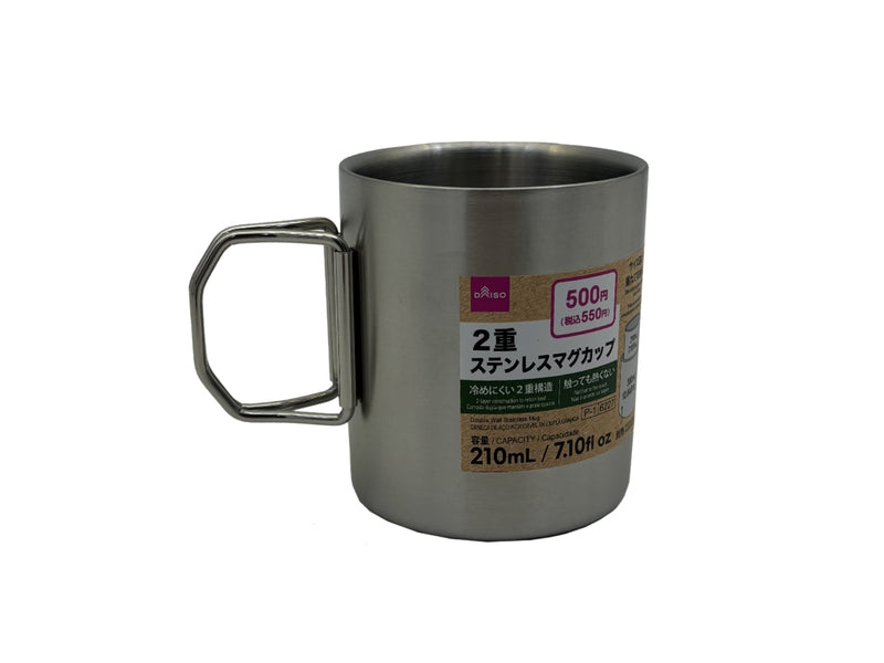 ２重ステンレスマグカップ