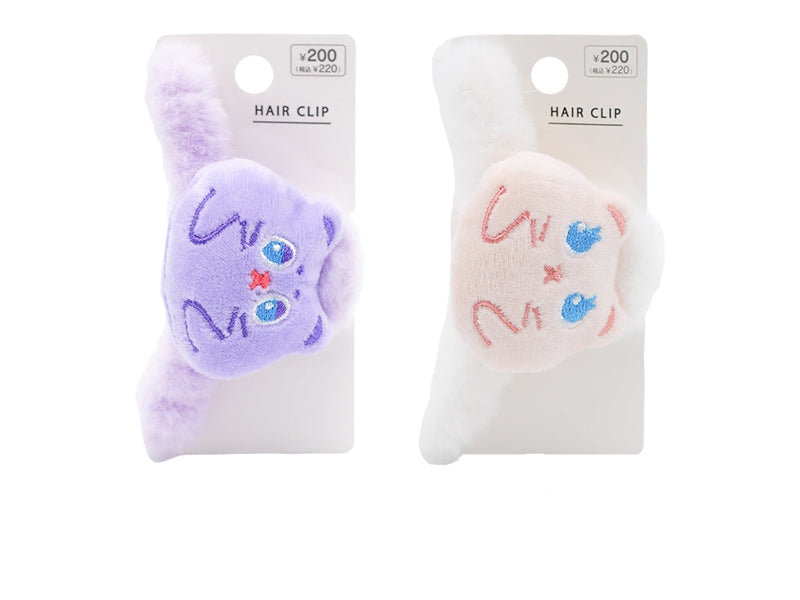 エコファーバンスクリップ（おすわり猫）