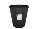 プラ植木鉢（６号、直径１７．９ｃｍ、ブラック）