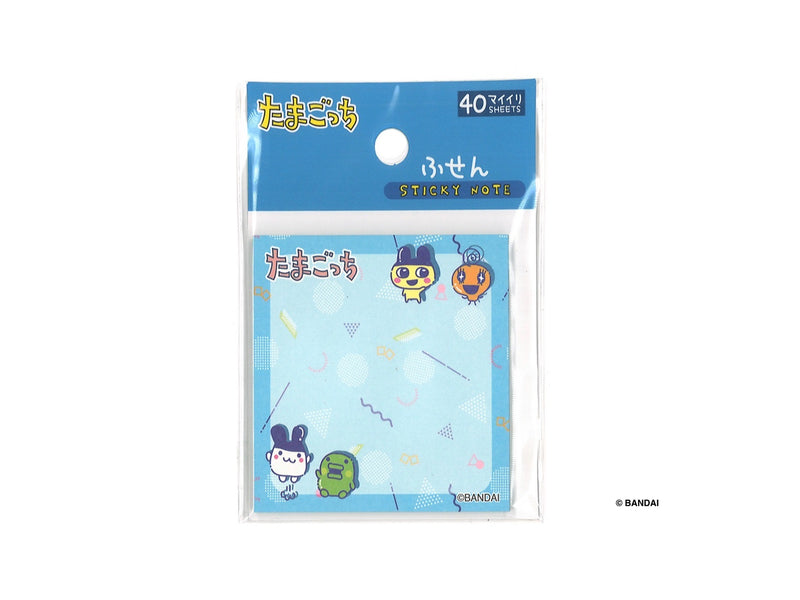 たまごっち　付箋　ブルー