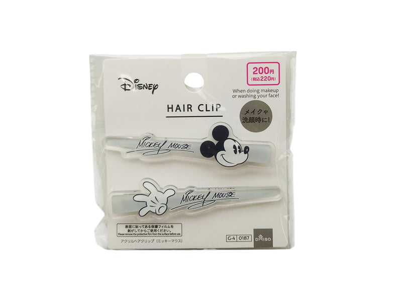アクリルヘアクリップ（ミッキーマウス） - 100均 通販 ダイソーネット