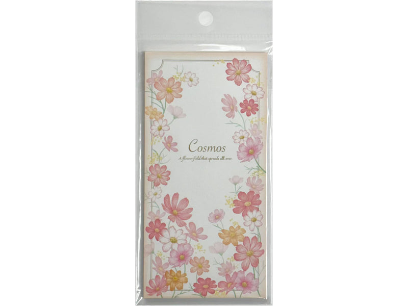 一筆箋（コスモス、２４枚、２柄、各１２枚）