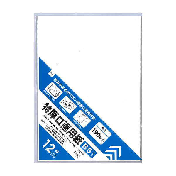 特厚口画用紙（B5サイズ、12枚） - 100均 通販 ダイソーネット