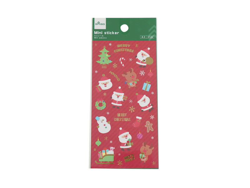 ミニシール（ハッピークリスマス）