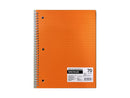 ３穴カバーリングノートブック（７０枚、ワイドルールド、オレンジ）