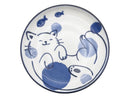 皿（藍にゃんこ）