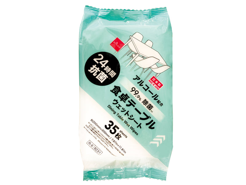 食卓テーブルウェットシート（３５枚、２４抗菌）