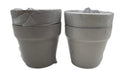 素焼きテラコッタ植木鉢（２個）３号、直径８ｃｍ