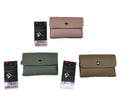 レザー調マルチウォレットケース（キーリング付、カラー）