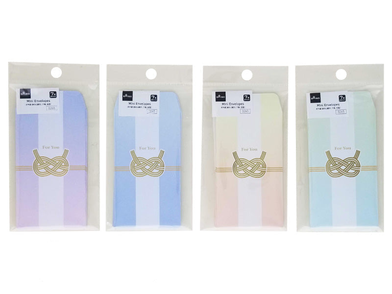 ポチ袋（あわじ結び、７枚、五型）