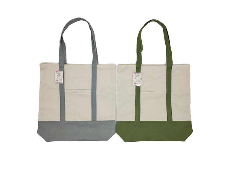 バイカラートートバッグ　３９ｃｍ×４１．５ｃｍ×１０ｃｍ