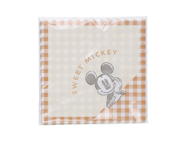 テーブルペーパー、ＦＳＣ認証紙、８枚（ミッキーマウス）