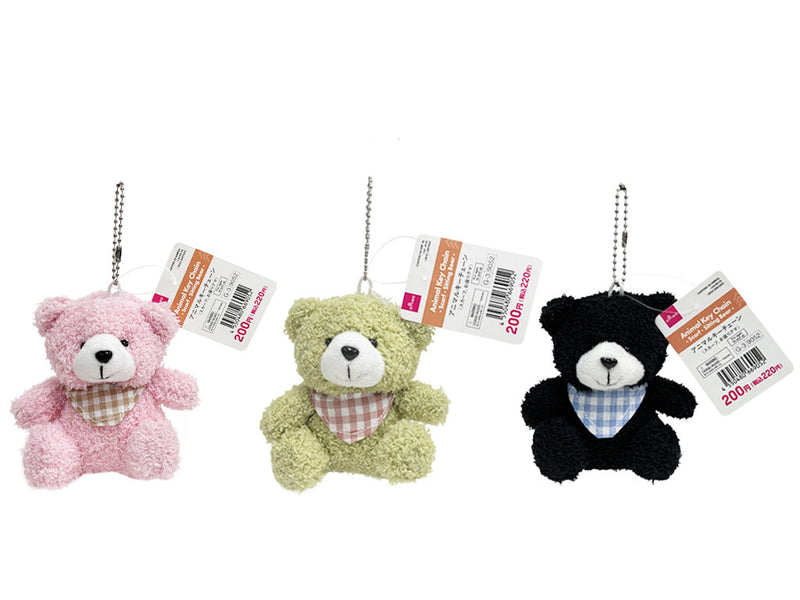 アニマルキーチェーン（スカーフ、お座りクマ）