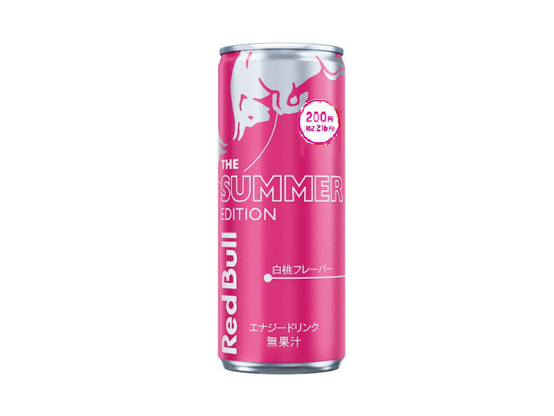 ２００円　レッドブルジャパン　レッドブルサマーエディション　白桃フレーバー　２５０ｍｌ