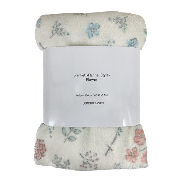 ブランケット（フランネル調、花柄） - スリーピーネットストア