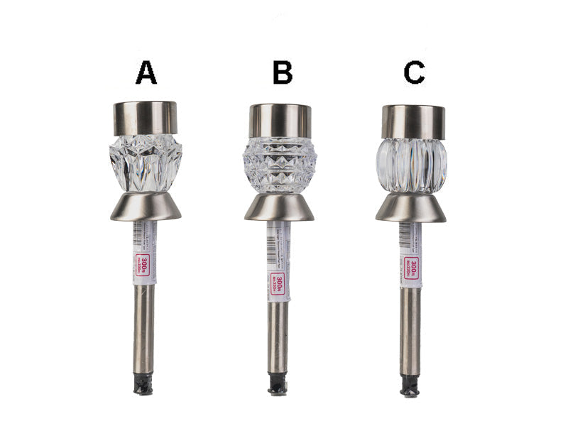 ソーラーライト（ダイヤモンド型、挿すタイプ）