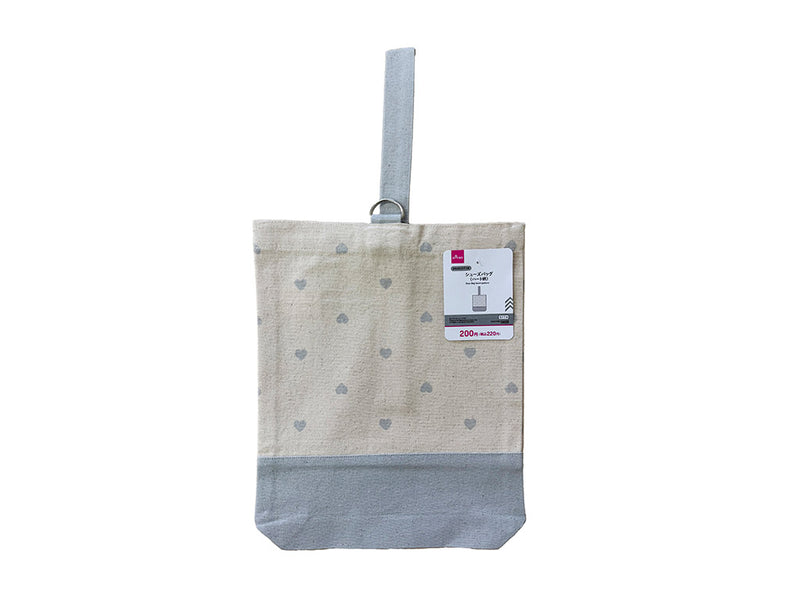 シューズバッグ（ハート柄）