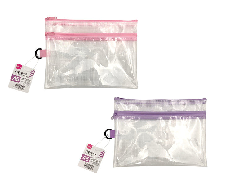 ＰＥＶＡポーチ（Ａ５、Ｄカン付、ＰＫ／ＰＵ）