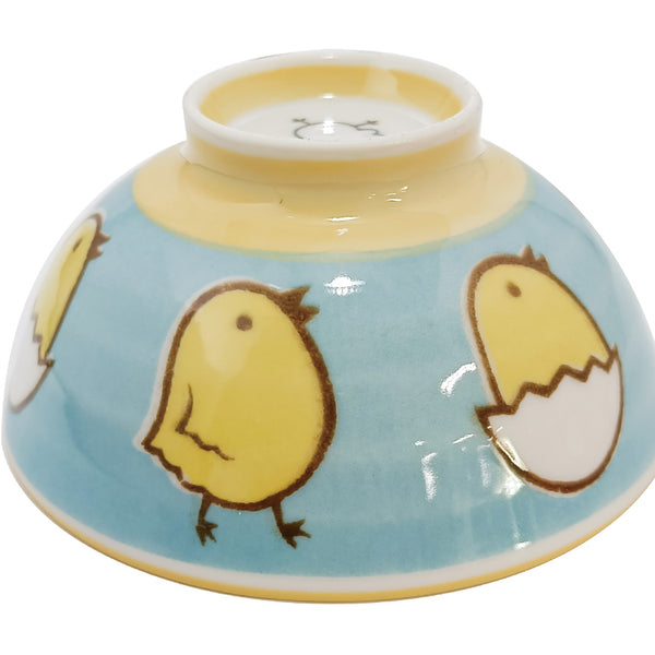 美濃焼子供茶碗（ひよこ、ブルー） - 100均 通販 ダイソーネットストア