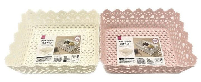 デザイン花模様バスケット - 100均 通販 ダイソーネットストア【公式】