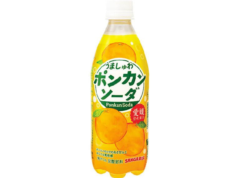 サンガリア　うましゅわポンカンソーダ　５００ｍｌ