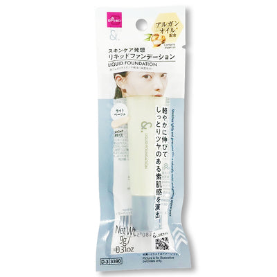 ＆．リキッドファンデーション　ライトベージュ