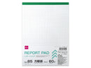 レポートパッド（セミＢ５、５ｍｍ方眼罫、６０枚）