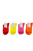 抗菌防臭推しカラーソックス（長繊維、無地、暖色）