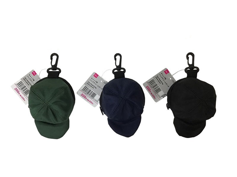 キャップ型バッグチャームポーチ