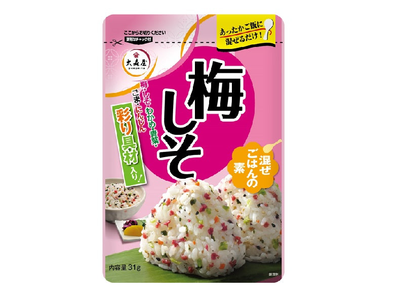 大森屋　　混ぜごはんの素　梅しそ　３１ｇ