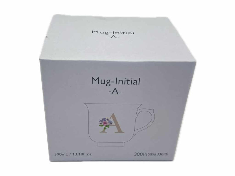 マグカップ（イニシャル、約３９０ｍＬ、Ａ）