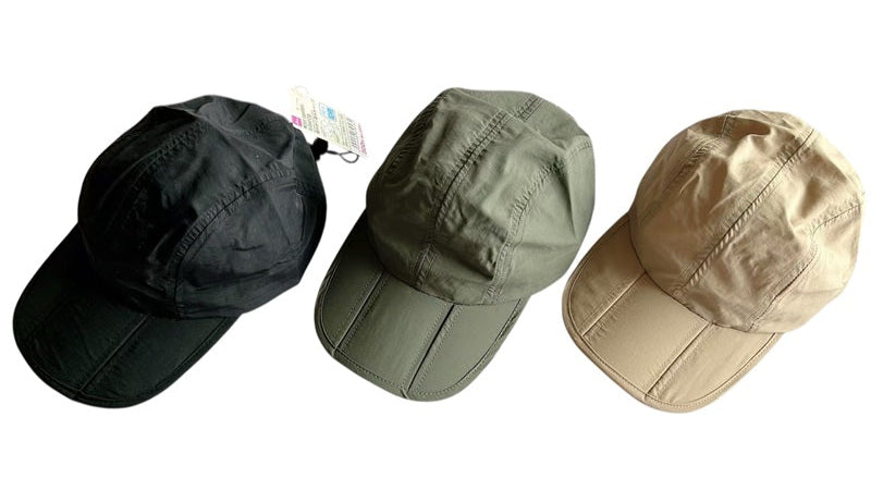 撥水折り畳みキャップ