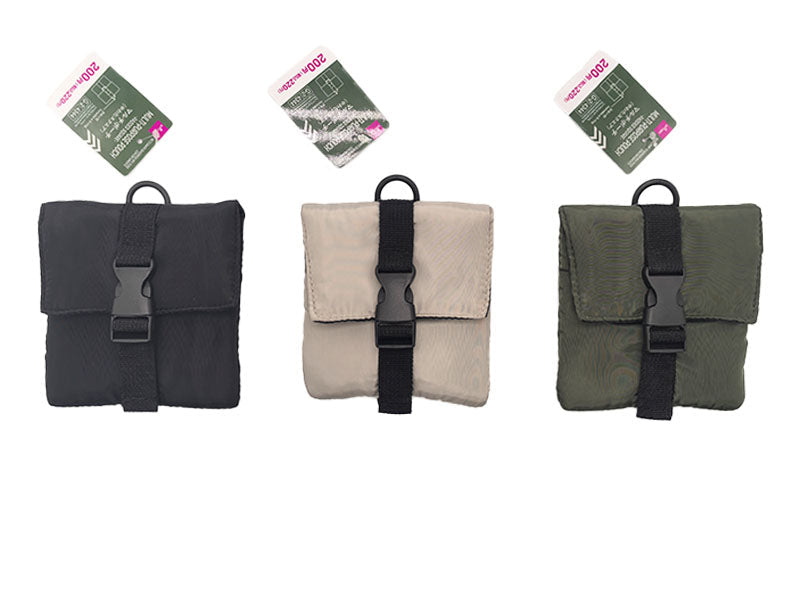 中わたスクエアマルチポーチ