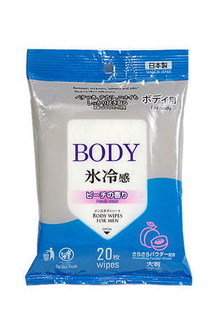 メンズボディシート（ピーチの香り、２０枚）