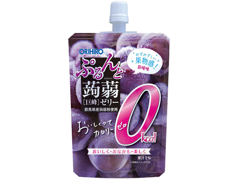 オリヒロ　ぷるんと蒟蒻ゼリー　スタンディング　カロリーゼロ　巨峰　１３０ｇ