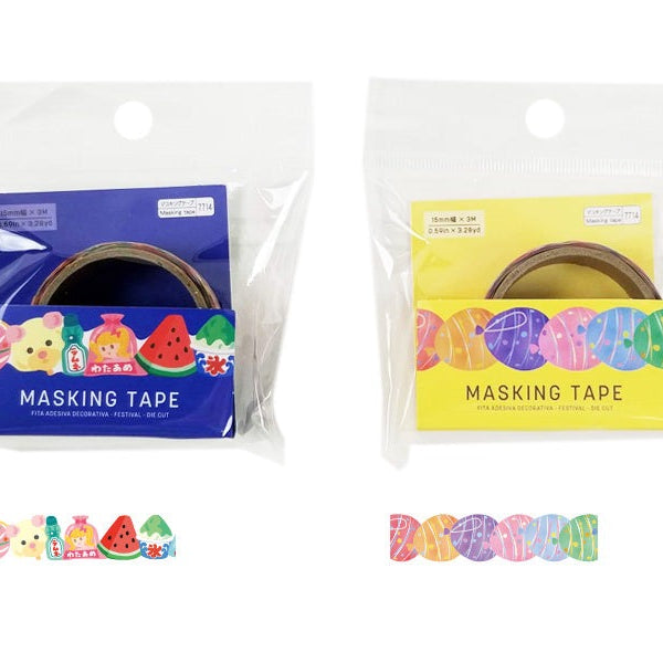 マスキングテープ（お祭り、ダイカット） - 100均 通販 ダイソーネット