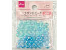 ラウンドビーズ（青系、５０個）