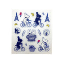 耐水シール（リサとガスパール、サイクリング）