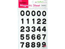 数字マグネットシート　小