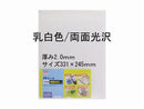 ＰＰシート乳白色両面光沢