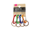 カラビナ（キーリング付、カラー、４個）