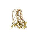 ストラップ金具（金色、１０個）