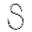 クロムメッキＳ字フック、１２個