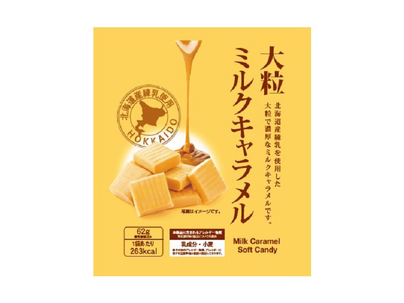日邦製菓 大粒ミルクキャラメル ６２ｇ