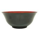 会津塗　洗浄機対応　１８．８丼　黒内朱