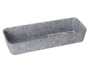 小物フェルト収納（ライトグレー、２６．７ｃｍ×９．５ｃｍ×５ｃｍ）
