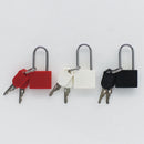 簡易　カラー南京錠　フックバーの長いタイプ