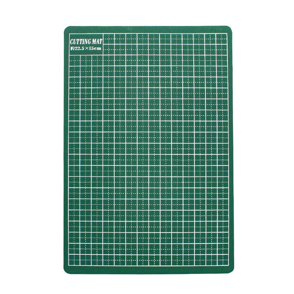 コースター　布製　緑色　チェック柄　4枚セット　300円　敷物