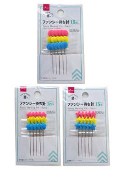 本命ギフト ファンシー待ち針（15本） - 100均 通販 ダイソーネットストア ヘアアクセサリー