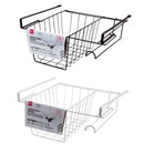 吊戸棚用バスケット＆キッチンペーパーホルダー（白・黒アソート）